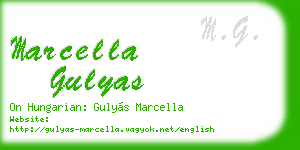 marcella gulyas business card
