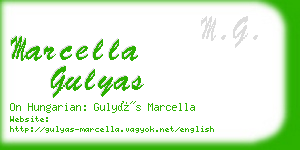 marcella gulyas business card